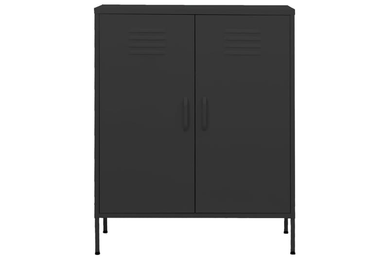 Förvaringsskåp antracit 80x35x101,5 cm stål - Antracit - Förvaring - Skåp