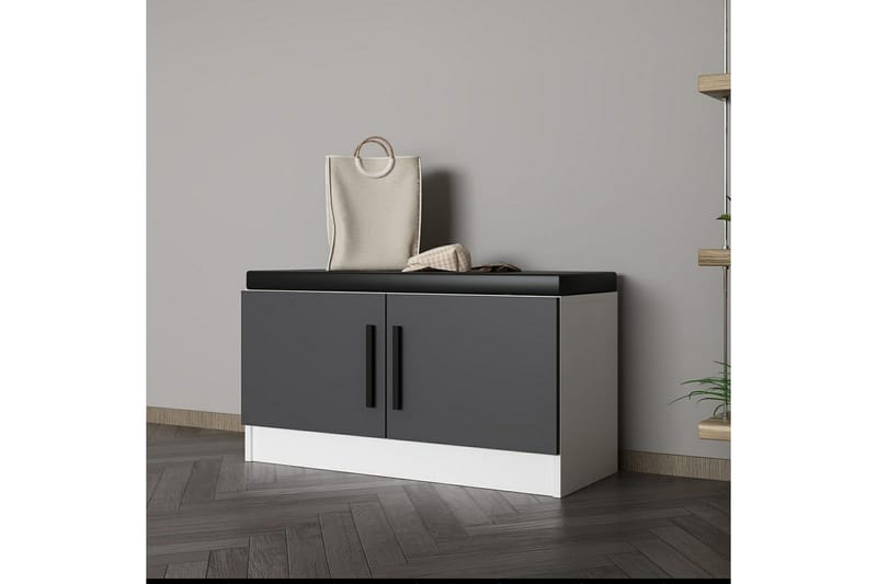 Hew Omklädningsskåp 90x35 cm - Antracit - Förvaring - Skåp - Förvaringsskåp - Klädskåp & omklädningsskåp