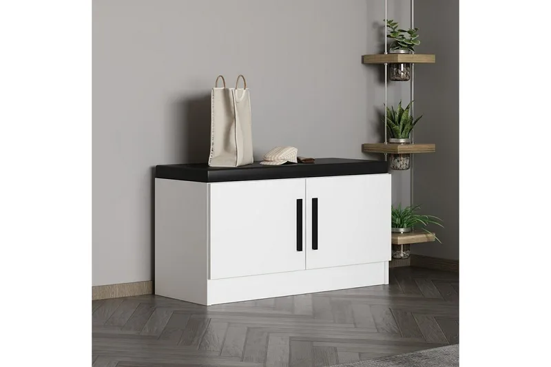 Hew Omklädningsskåp 90x35 cm - Vit - Förvaring - Skåp - Förvaringsskåp - Klädskåp & omklädningsskåp