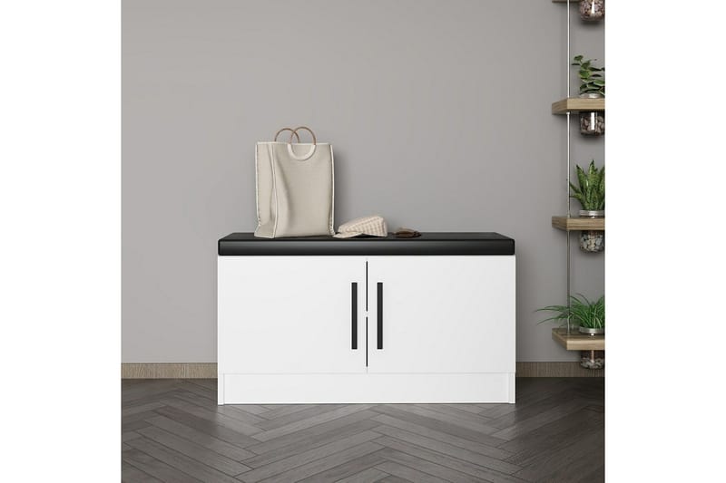 Hew Omklädningsskåp 90x35 cm - Vit - Förvaring - Skåp - Förvaringsskåp - Klädskåp & omklädningsskåp