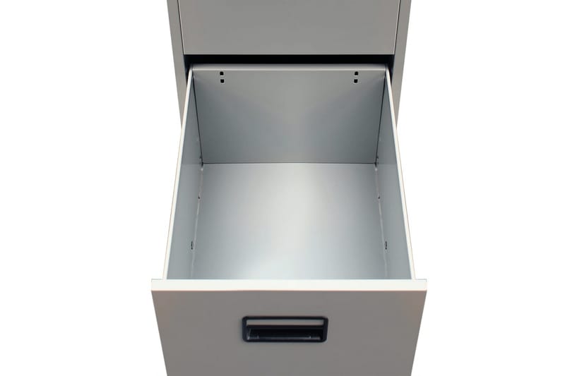 Dokumentskåp ljusgrå 46x62x102,5 cm stål - Grå - Arkivskåp & hängmappsskåp