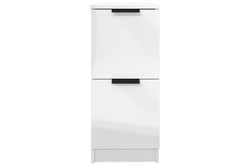 beBasic Förvaringsskåp 2 st vit högglans 30x30x70 cm konstruerat trä - Förvaring - Skåp - Förvaringsskåp - Kontorsskåp - Dokumentskåp