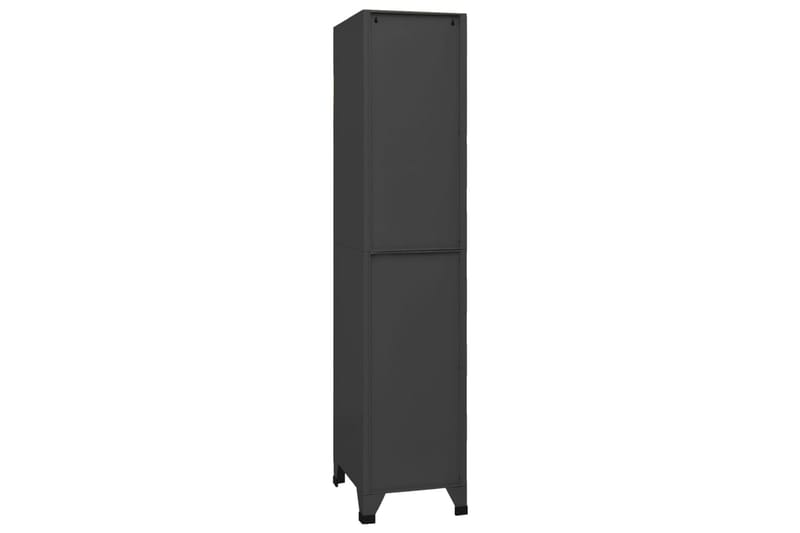 beBasic Förvaringsskåp antracit 38x45x180 cm stål - Förvaring - Skåp - Förvaringsskåp - Kontorsskåp - Dokumentskåp
