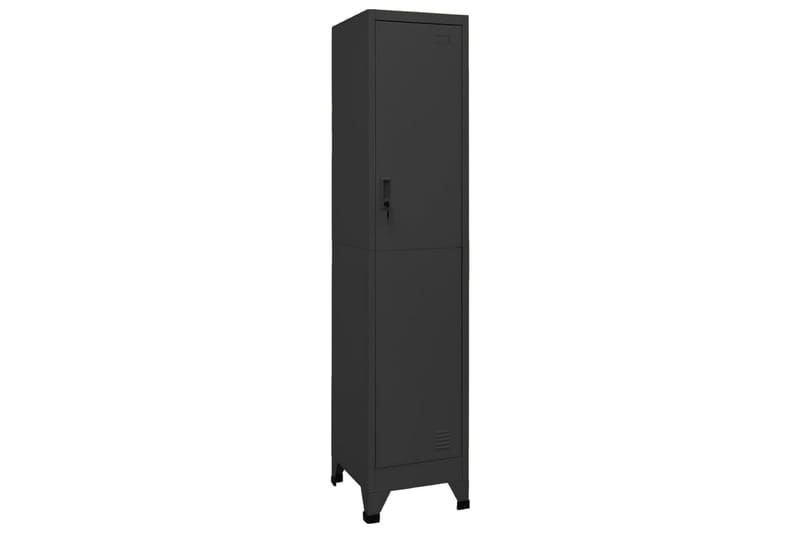 beBasic Förvaringsskåp antracit 38x45x180 cm stål - Förvaring - Skåp - Förvaringsskåp - Kontorsskåp - Dokumentskåp