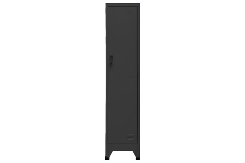 beBasic Förvaringsskåp antracit 38x45x180 cm stål - Förvaring - Skåp - Förvaringsskåp - Kontorsskåp - Dokumentskåp