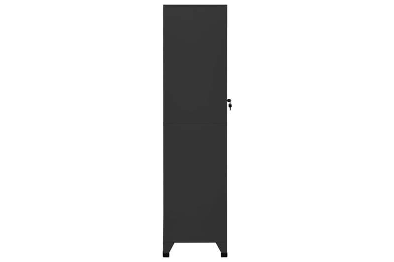 beBasic Förvaringsskåp antracit 38x45x180 cm stål - Förvaring - Skåp - Förvaringsskåp - Kontorsskåp - Dokumentskåp