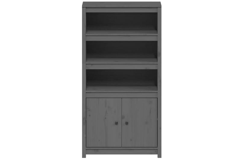 beBasic Förvaringsskåp grå 80x35x154 cm massiv furu - Förvaring - Skåp - Förvaringsskåp - Kontorsskåp - Dokumentskåp