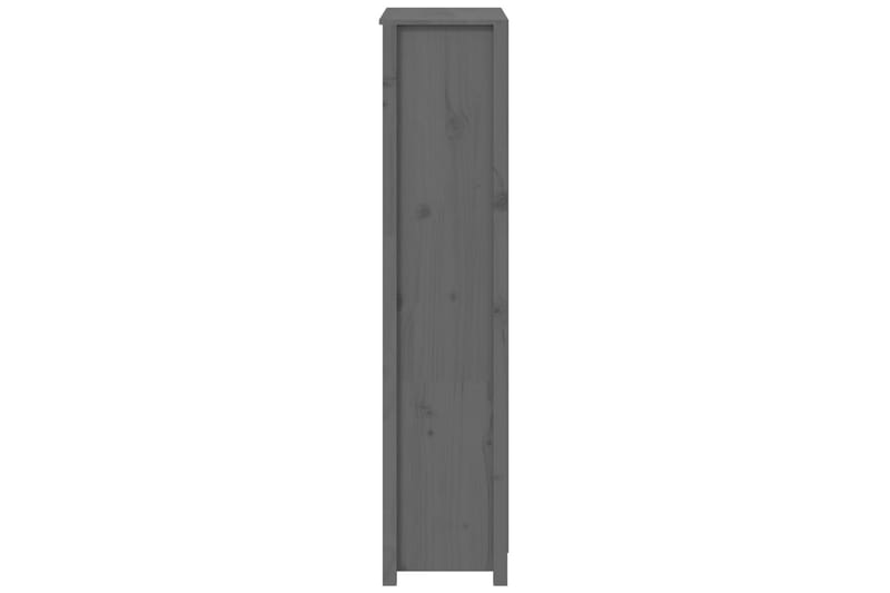 beBasic Förvaringsskåp grå 80x35x154 cm massiv furu - Förvaring - Skåp - Förvaringsskåp - Kontorsskåp - Dokumentskåp