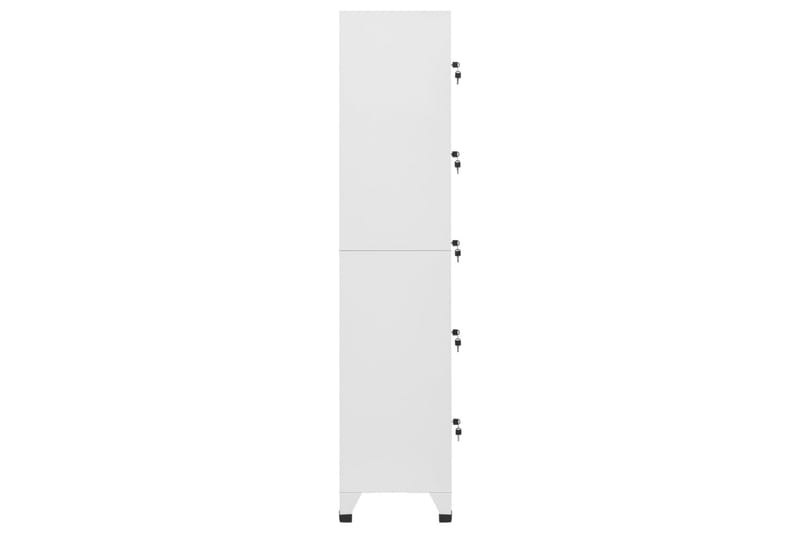 beBasic Förvaringsskåp ljusgrå 38x40x180 cm stål - Förvaring - Skåp - Förvaringsskåp - Kontorsskåp - Dokumentskåp