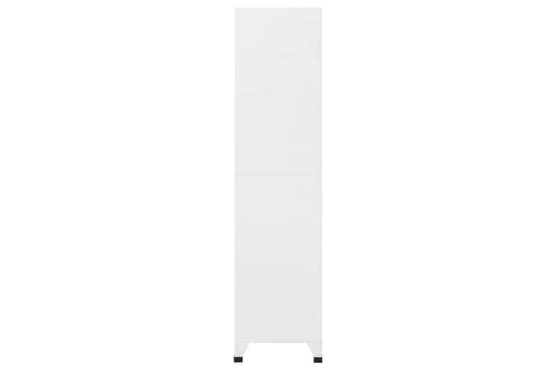 beBasic Förvaringsskåp ljusgrå och mörkgrå 90x40x180 cm stål - Dokumentskåp