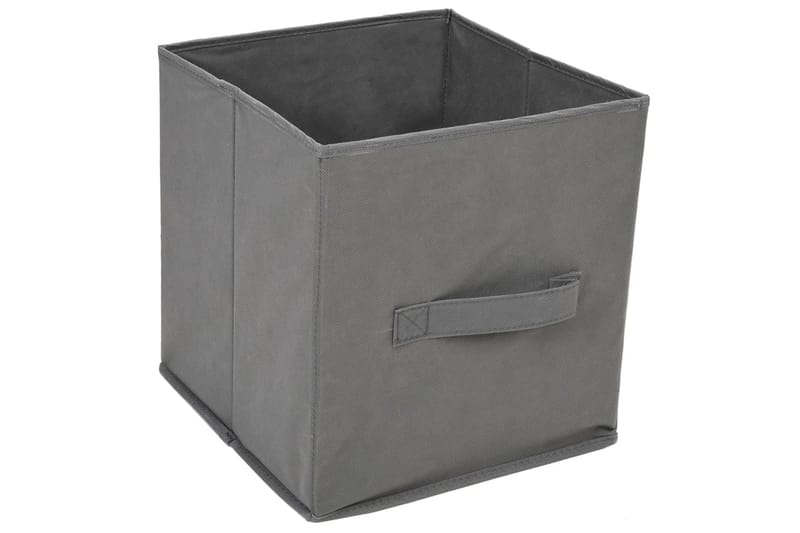 beBasic Förvaringsskåp med 3 tygkorgar grå 34x34x101 cm stål - Förvaring - Skåp - Förvaringsskåp - Kontorsskåp - Dokumentskåp