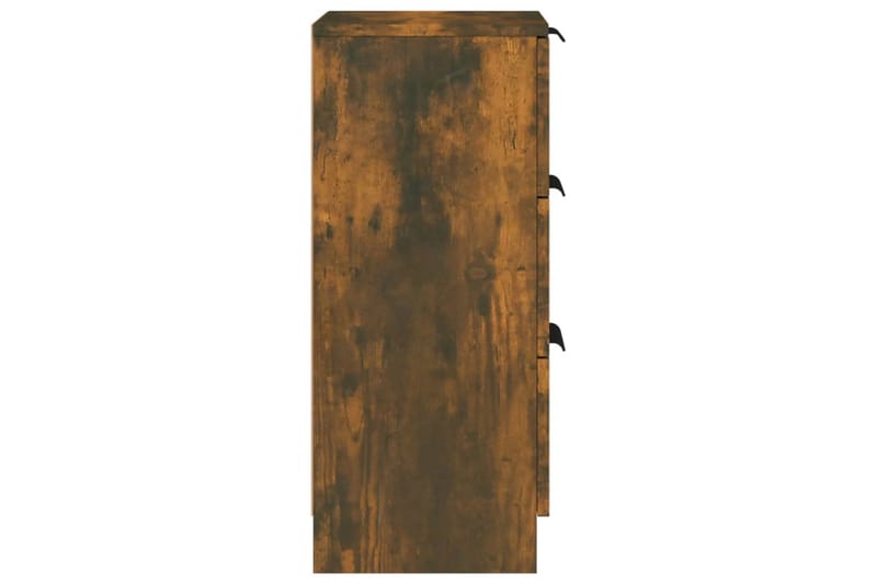 beBasic Förvaringsskåp rökfärgad ek 30x30x70 cm konstruerat trä - Dokumentskåp