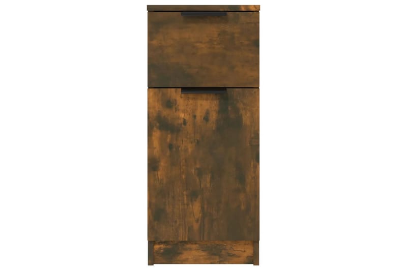 beBasic Förvaringsskåp rökfärgad ek 30x30x70 cm konstruerat trä - Dokumentskåp