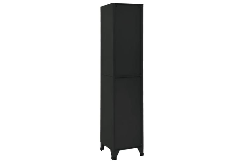 beBasic Förvaringsskåp svart 38x40x180 cm stål - Förvaring - Skåp - Förvaringsskåp - Kontorsskåp - Dokumentskåp
