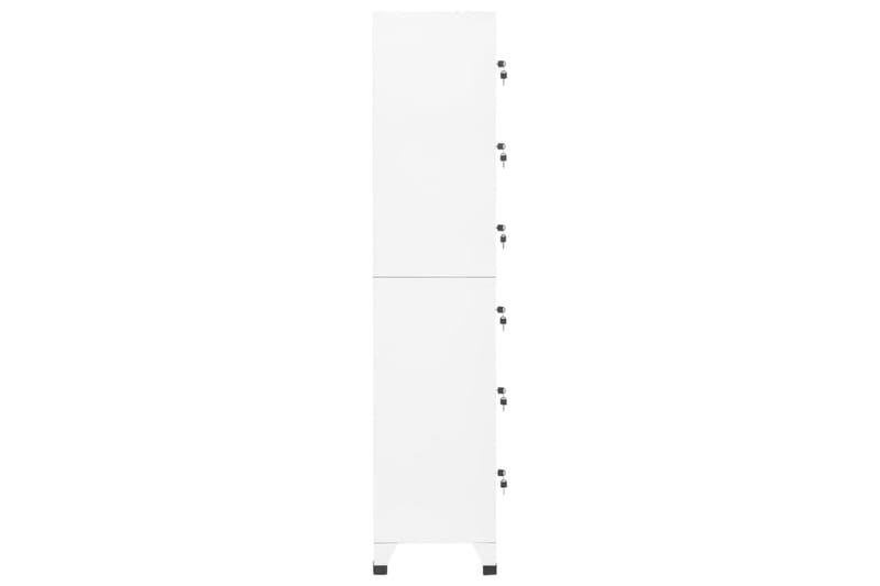 beBasic Förvaringsskåp vit 38x40x180 cm stål - Förvaring - Skåp - Förvaringsskåp - Kontorsskåp - Dokumentskåp