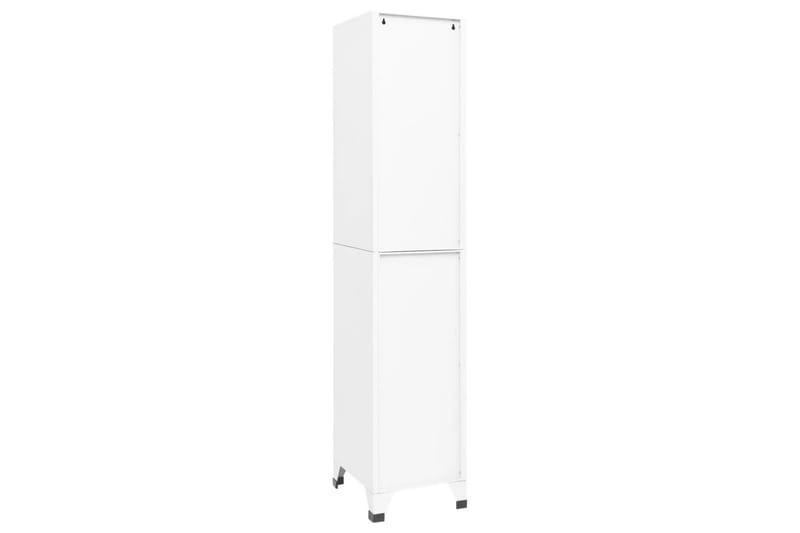 beBasic Förvaringsskåp vit 38x40x180 cm stål - Förvaring - Skåp - Förvaringsskåp - Kontorsskåp - Dokumentskåp