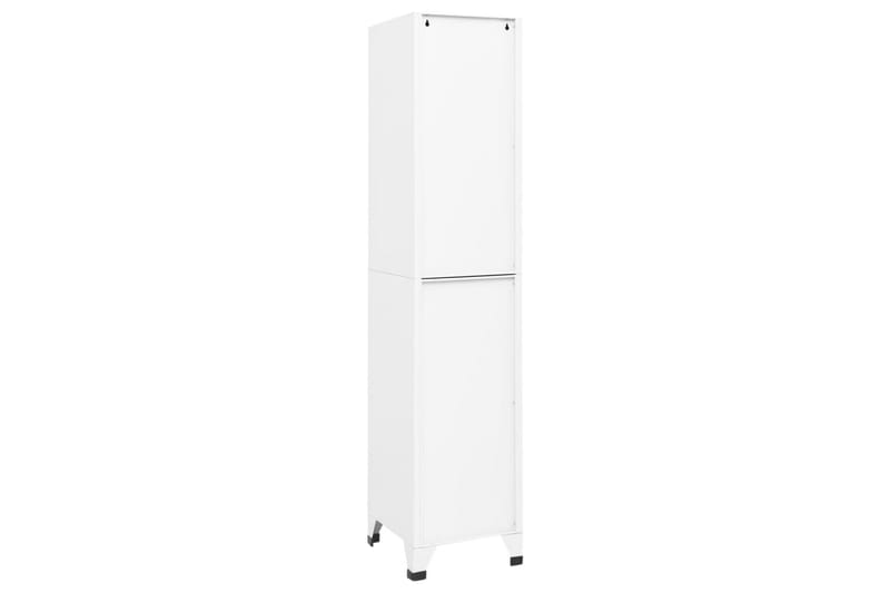 beBasic Förvaringsskåp vit 38x40x180 cm stål - Förvaring - Skåp - Förvaringsskåp - Kontorsskåp - Dokumentskåp