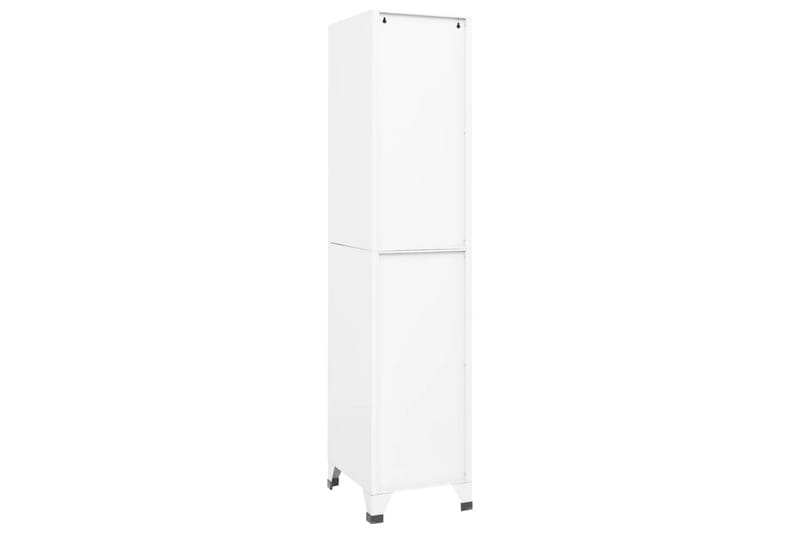 beBasic Förvaringsskåp vit 38x45x180 cm stål - Förvaring - Skåp - Förvaringsskåp - Kontorsskåp - Dokumentskåp