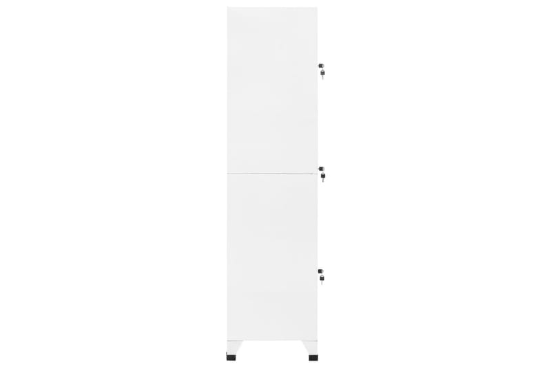 beBasic Förvaringsskåp vit 38x45x180 cm stål - Förvaring - Skåp - Förvaringsskåp - Kontorsskåp - Dokumentskåp