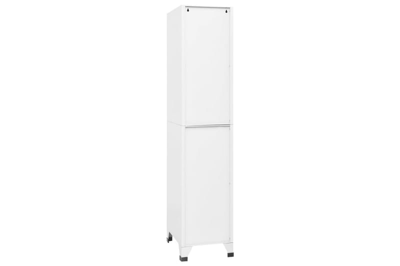 beBasic Förvaringsskåp vit 38x45x180 cm stål - Förvaring - Skåp - Förvaringsskåp - Kontorsskåp - Dokumentskåp