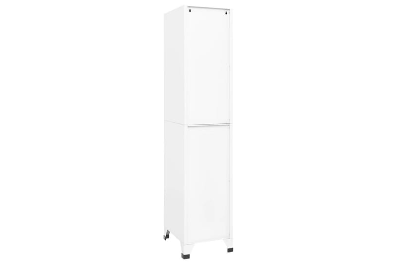 beBasic Förvaringsskåp vit 38x45x180 cm stål - Förvaring - Skåp - Förvaringsskåp - Kontorsskåp - Dokumentskåp