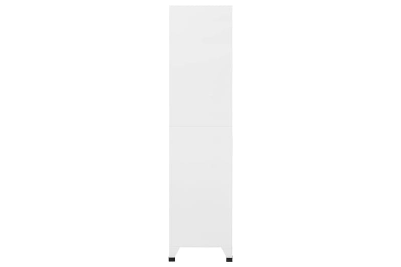 beBasic Förvaringsskåp vit 90x45x180 cm stål - Förvaring - Skåp - Förvaringsskåp - Kontorsskåp - Dokumentskåp