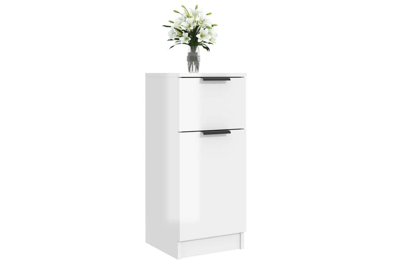 beBasic Förvaringsskåp vit högglans 30x30x70 cm konstruerat trä - Förvaring - Skåp - Förvaringsskåp - Kontorsskåp - Dokumentskåp