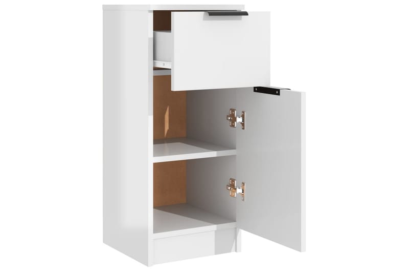beBasic Förvaringsskåp vit högglans 30x30x70 cm konstruerat trä - Förvaring - Skåp - Förvaringsskåp - Kontorsskåp - Dokumentskåp