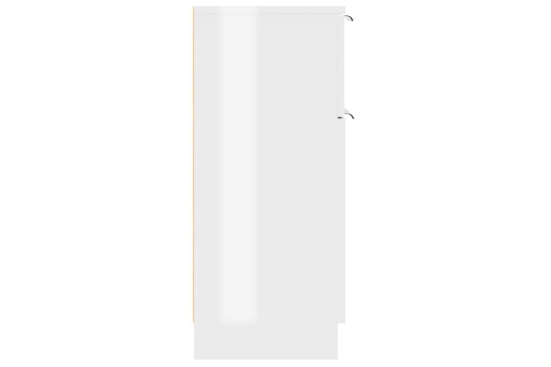 beBasic Förvaringsskåp vit högglans 30x30x70 cm konstruerat trä - Förvaring - Skåp - Förvaringsskåp - Kontorsskåp - Dokumentskåp