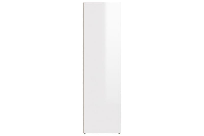 beBasic Förvaringsskåp vit högglans 80x30x106 cm konstruerat trä - Dokumentskåp