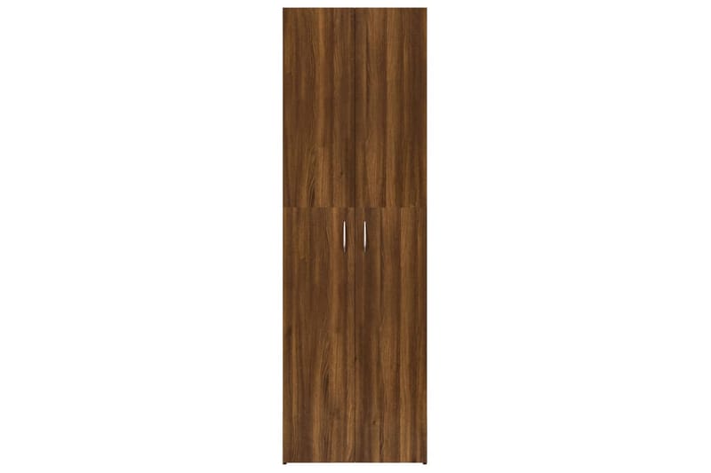 beBasic Kontorsskåp brun ek 60x32x190 cm konstruerat trä - Arkivskåp & hängmappsskåp