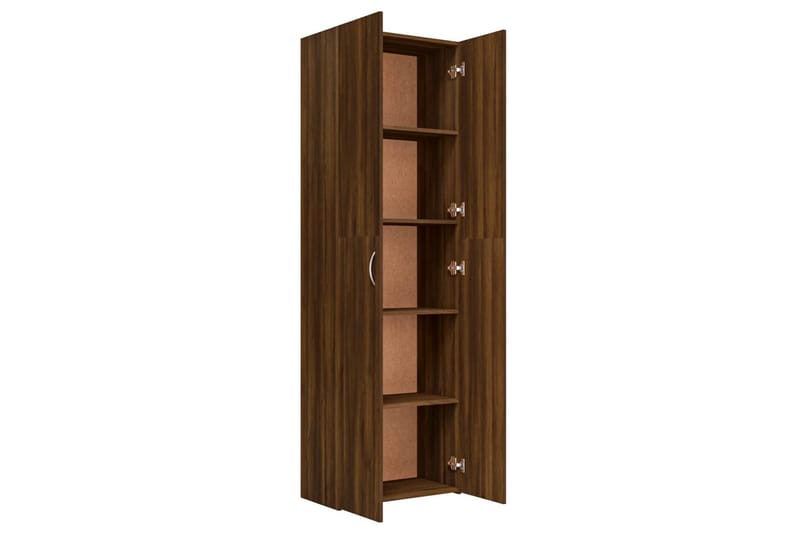 beBasic Kontorsskåp brun ek 60x32x190 cm konstruerat trä - Förvaring - Skåp - Förvaringsskåp - Kontorsskåp - Arkivskåp & hängmappsskåp