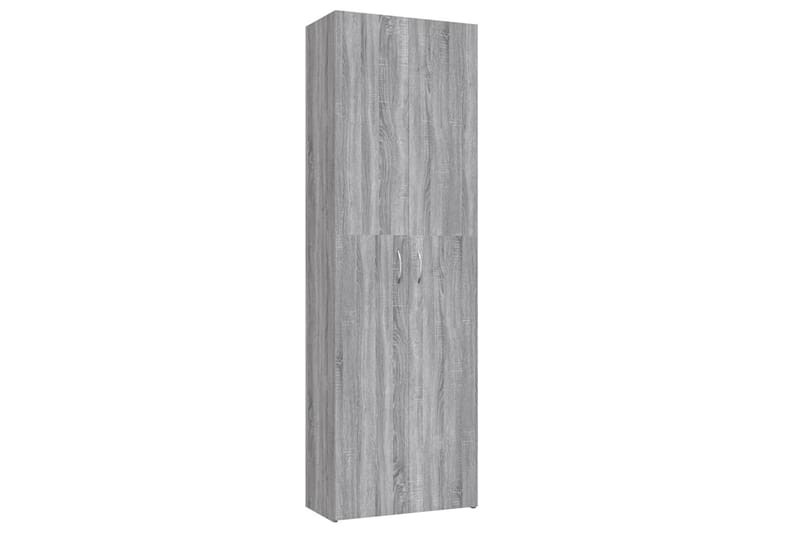 beBasic Kontorsskåp grå sonoma 60x32x190 cm konstruerat trä - Arkivskåp & hängmappsskåp