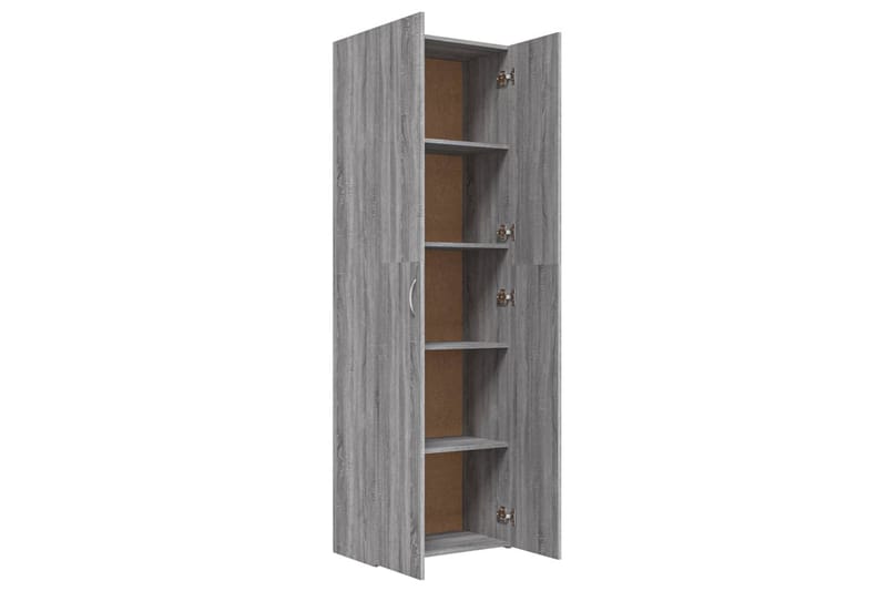 beBasic Kontorsskåp grå sonoma 60x32x190 cm konstruerat trä - Förvaring - Skåp - Förvaringsskåp - Kontorsskåp - Arkivskåp & hängmappsskåp