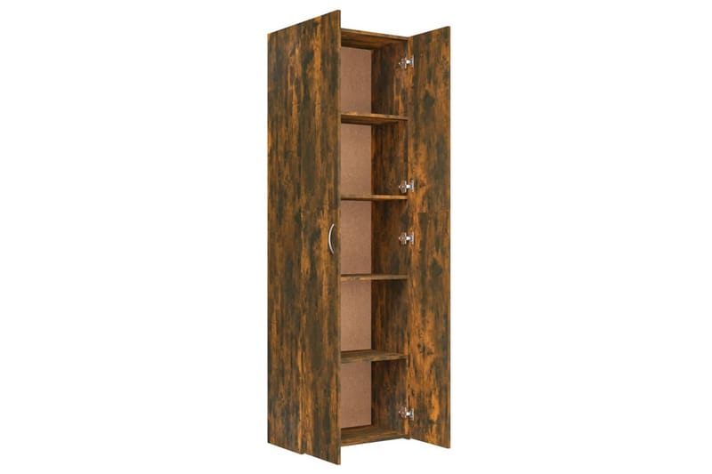 beBasic Kontorsskåp rökfärgad ek 60x32x190 cm konstruerat trä - Förvaring - Skåp - Förvaringsskåp - Kontorsskåp - Arkivskåp & hängmappsskåp