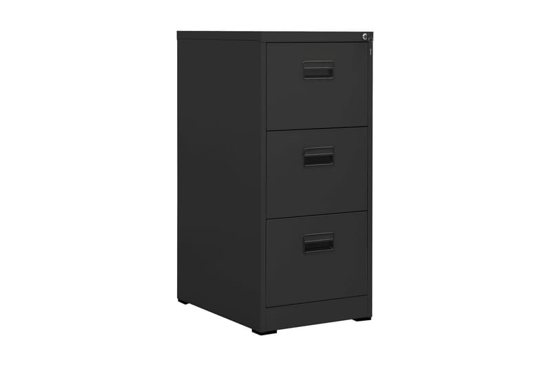 Dokumentskåp antracit 46x62x102,5 cm stål - Antracit - Förvaring - Skåp - Förvaringsskåp - Kontorsskåp - Dokumentskåp