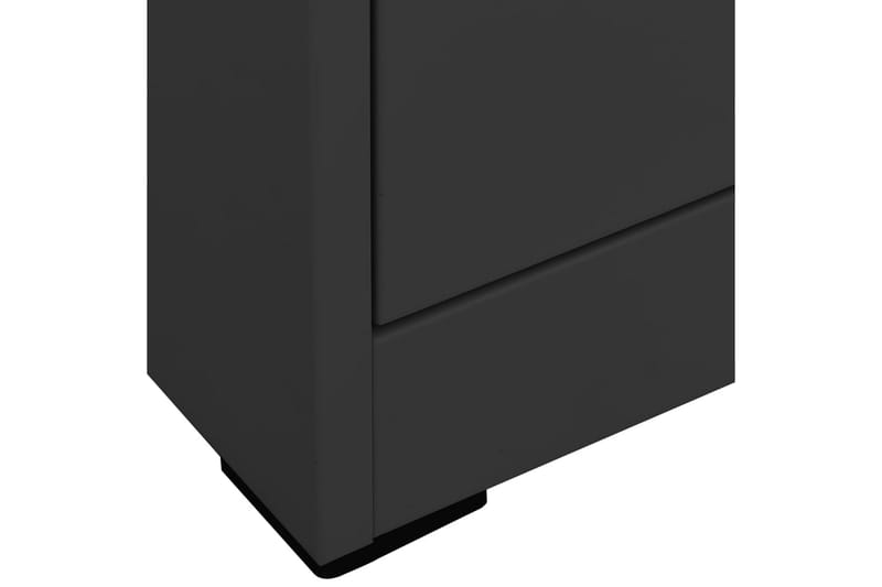 Dokumentskåp antracit 46x62x72,5 cm stål - Antracit - Förvaring - Skåp - Förvaringsskåp - Kontorsskåp - Dokumentskåp