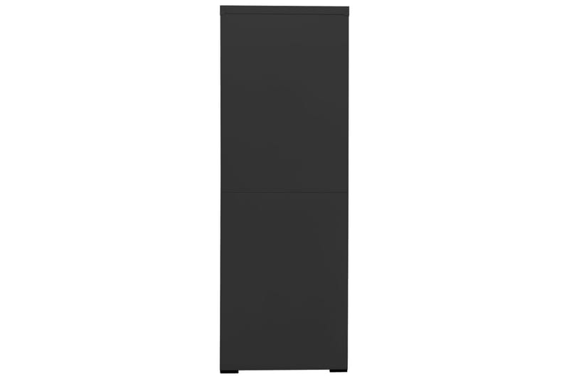 Dokumentskåp antracit 90x46x134 cm stål - Antracit - Förvaring - Skåp - Förvaringsskåp - Kontorsskåp - Dokumentskåp