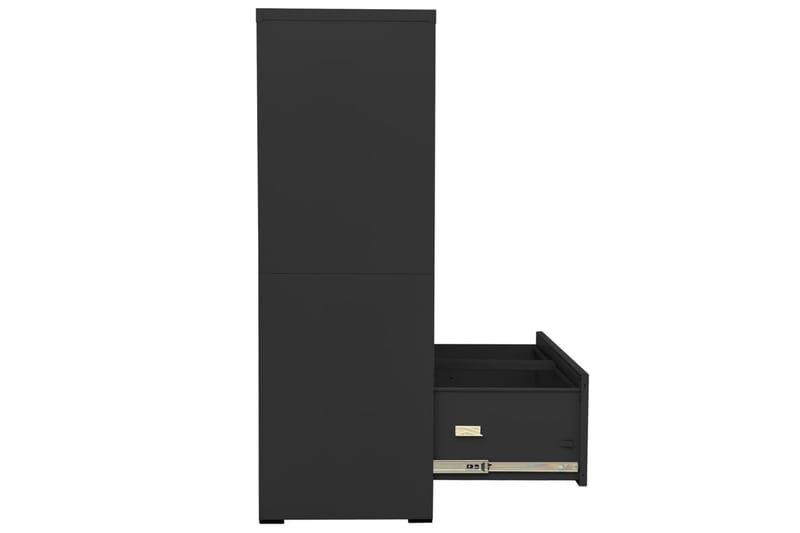 Dokumentskåp antracit 90x46x134 cm stål - Antracit - Förvaring - Skåp - Förvaringsskåp - Kontorsskåp - Dokumentskåp
