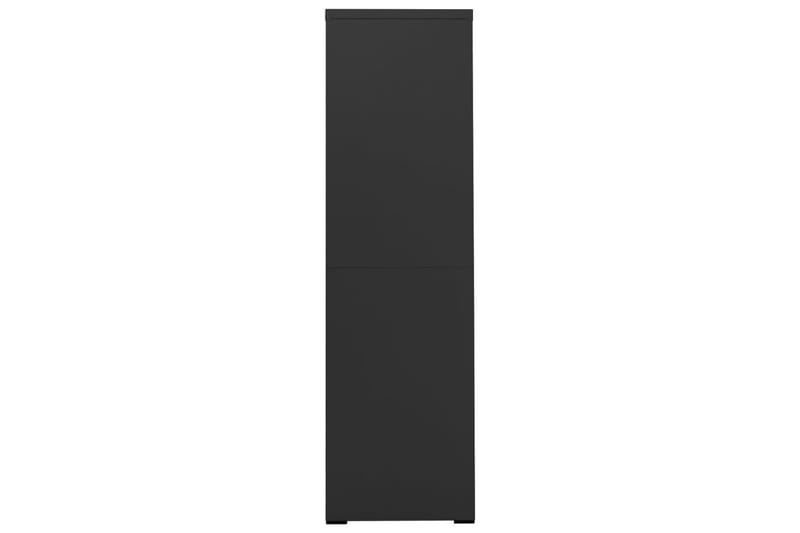 Dokumentskåp antracit 90x46x164 cm stål - Antracit - Förvaring - Skåp - Förvaringsskåp - Kontorsskåp - Dokumentskåp