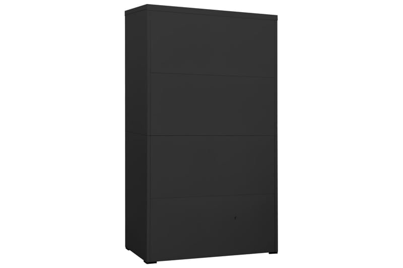 Dokumentskåp antracit 90x46x164 cm stål - Antracit - Förvaring - Skåp - Förvaringsskåp - Kontorsskåp - Dokumentskåp