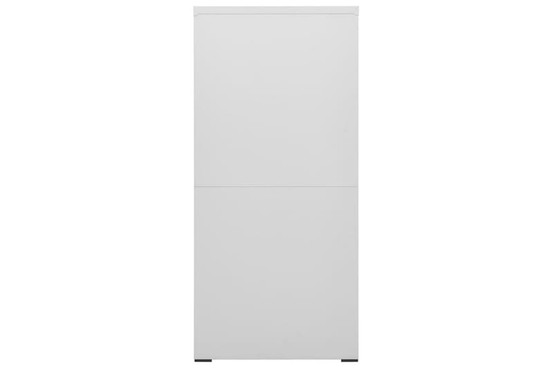 Dokumentskåp ljusgrå 46x62x133 cm stål - Grå - Förvaring - Skåp - Förvaringsskåp - Kontorsskåp - Dokumentskåp