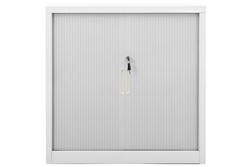 Dokumentskåp med skjutdörr grå 90x40x90 cm stål - Grå - Förvaring - Skåp - Förvaringsskåp - Kontorsskåp - Dokumentskåp