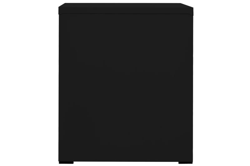 Dokumentskåp svart 46x62x72,5 cm stål - Svart - Dokumentskåp