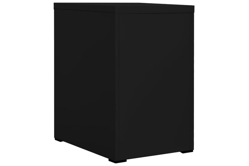 Dokumentskåp svart 46x62x72,5 cm stål - Svart - Förvaring - Skåp - Förvaringsskåp - Kontorsskåp - Dokumentskåp