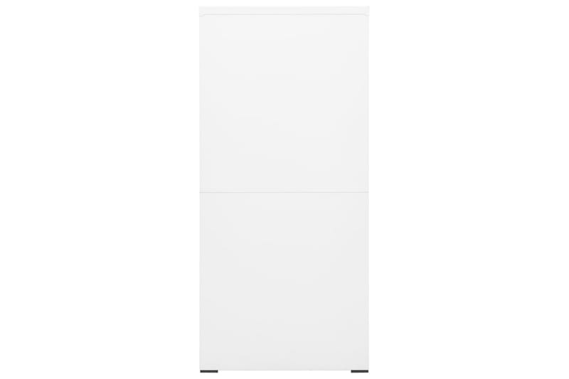 Dokumentskåp vit 46x62x133 cm stål - Vit - Förvaring - Skåp - Förvaringsskåp - Kontorsskåp - Dokumentskåp