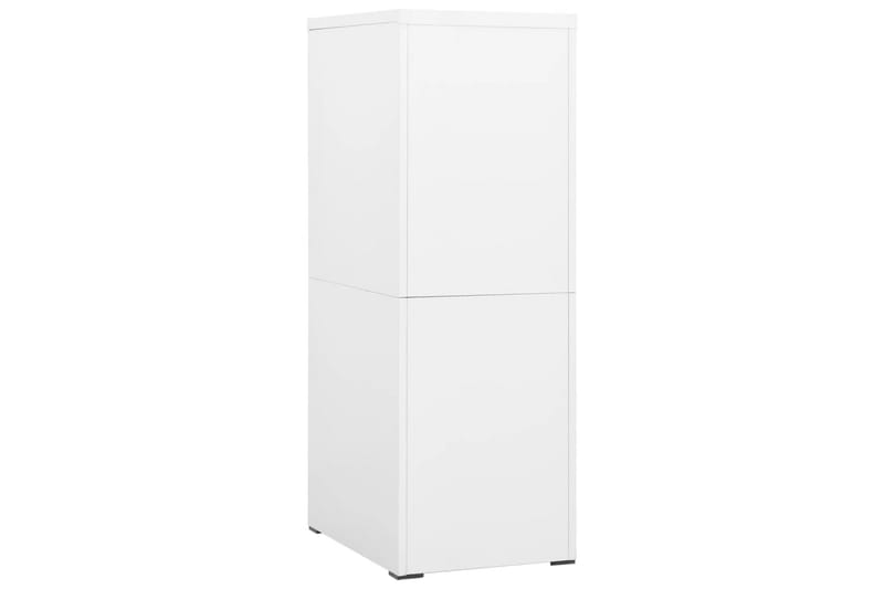 Dokumentskåp vit 46x62x133 cm stål - Vit - Förvaring - Skåp - Förvaringsskåp - Kontorsskåp - Dokumentskåp