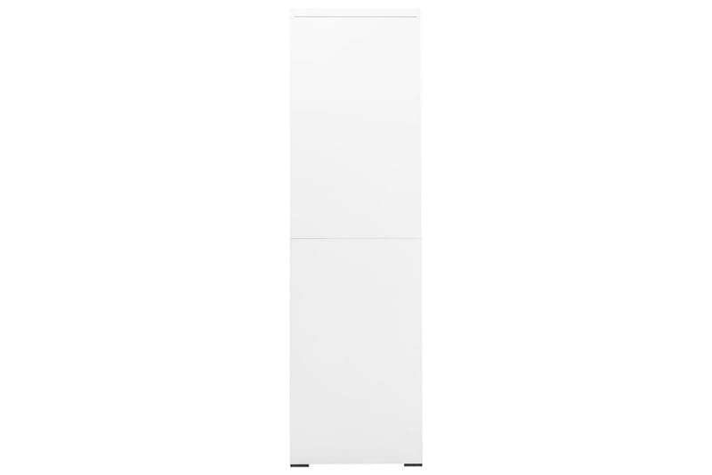 Dokumentskåp vit 90x46x164 cm stål - Vit - Dokumentskåp
