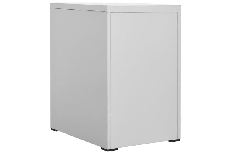 Dokumentskåp ljusgrå 46x62x72,5 cm stål - Ljusgrå - Förvaring - Skåp - Förvaringsskåp - Kontorsskåp - Dokumentskåp