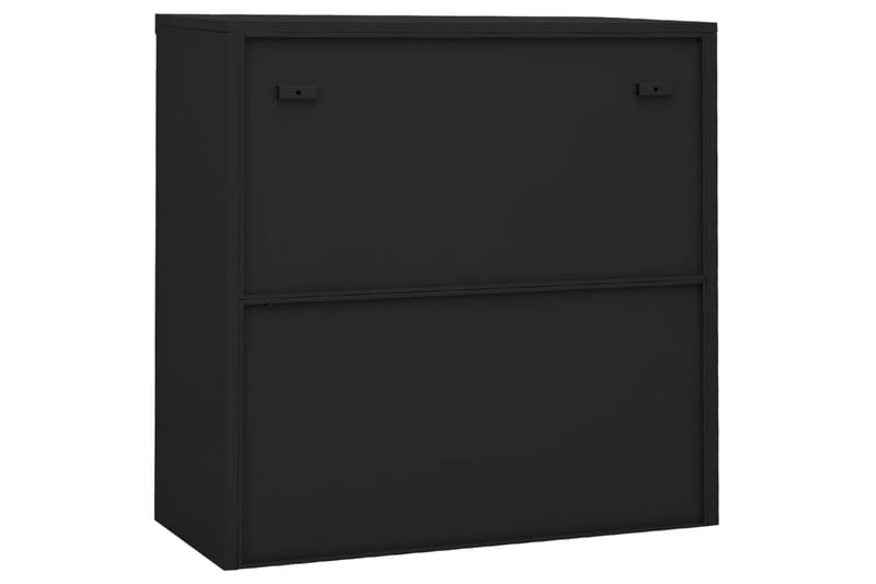 Dokumentskåp med skjutdörr antracit 90x40x90 cm stål - Antracit - Förvaring - Skåp - Förvaringsskåp - Kontorsskåp - Dokumentskåp